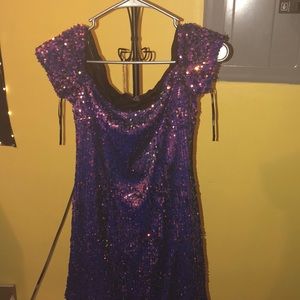 Sparkly dress multi colored